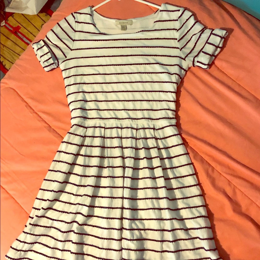 Anthropologie Bordeaux petite XS dress